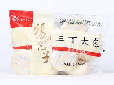 扬州特产富字包子三丁大包菇香鸡肉包每袋85g×10只早餐面点速冻图2