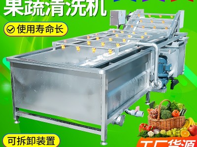 全自动商用果蔬清洗机 多功能水果气泡清洗机 冲浪式蔬菜清洗机图2