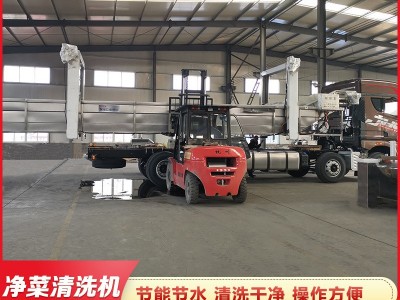 预制菜加工设备 喷淋式果蔬清洗机设备 大姜竹笋全自动气泡清洗机图5