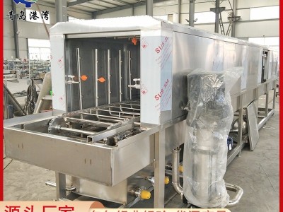 海鲜周转筐全自动清洗机 肉串盘子去油污清洗机 热碱水喷淋洗筐机图3