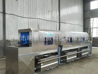 高压喷淋周转筐清洗机 泡沫盒鸡蛋筐消毒洗筐机净菜筐清洗风干机图4