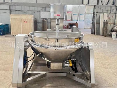 全自动搅拌 熬糖锅 梨膏辣椒酱料电加热行星炒锅 火锅底料炒料机图4