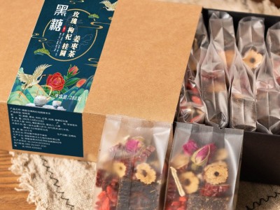 红枣桂圆枸杞黑糖茶 180g 八宝茶玫瑰茶 姨妈姜茶 红糖姜茶 代发  2盒起批图2