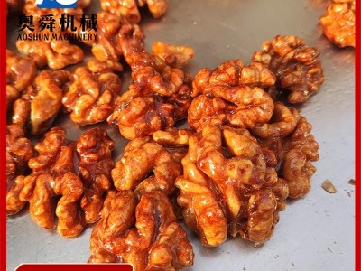 琥珀核桃仁设备 制作琥珀核桃仁机器 全自动行星搅拌炒锅 可试机图2