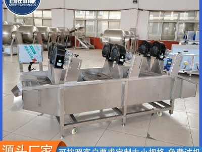 全自动软包装清洗风干线 包装袋沥水风干机 罐头清洗风干线图3