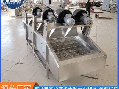 全自动软包装清洗风干线 包装袋沥水风干机 罐头清洗风干线图5