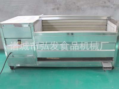 根茎类果蔬毛辊清洗机 土豆连续清洗机 毛辊去皮自动出料清洗机图3