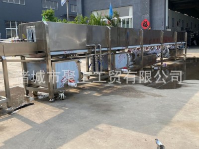 四川辣椒酱料瓶喷淋清洗机 洗油去尘实罐洗瓶机 清洗瓶烘干一体机图3