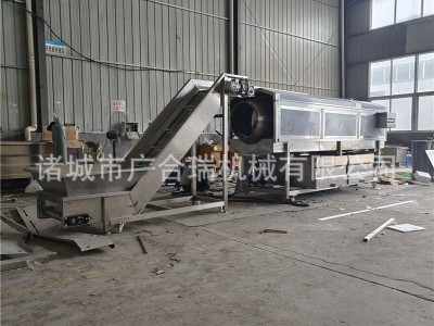 大型滚筒清洗机板栗核桃仁去皮机 酱菜包装袋清洗机 中药材清洗机图3