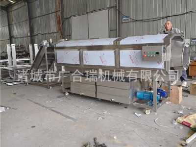 大型滚筒清洗机板栗核桃仁去皮机 酱菜包装袋清洗机 中药材清洗机图5