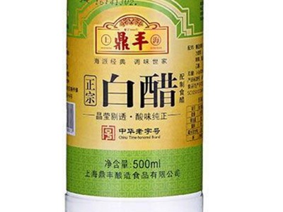 鼎丰白批发醋500ml*12瓶 鼎丰白醋 家用食用醋 配制食醋 凉拌醋图5