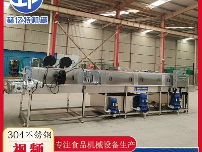 高压淋喷清洗机 周转塑料筐生豆芽箱清洗机 果蔬筐清洗流水线图4
