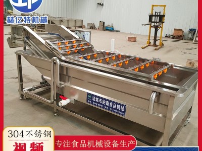 菜椒黄瓜气泡清洗机 金针菇清洗线 果蔬清洗设备 芒果清洗机图2