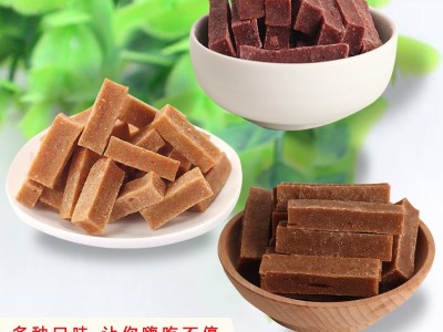 厂家批发桑葚味山楂条原味蓝莓多口味零食休闲食品厂家10kg散装箱图3