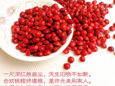相思豆红豆 红心血菩提原籽红豆批发 海红豆 相思红豆菩提子图3