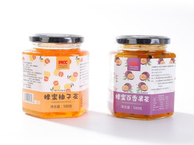 罐装蜂蜜柚子茶蜂蜜柠檬茶蜂蜜百香果茶果味茶即食果汁果酱冲饮图5