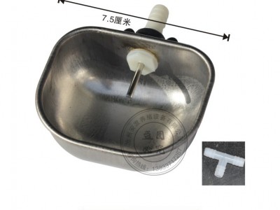 兔用饮水碗兔用自动饮水器兔子饮水碗兔子喝水盒兔用不锈钢饮水碗图2