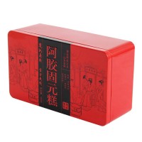 厂家批发阿胶糕 东阿原产阿胶固元糕500g一盒铁盒装 即食阿胶块片