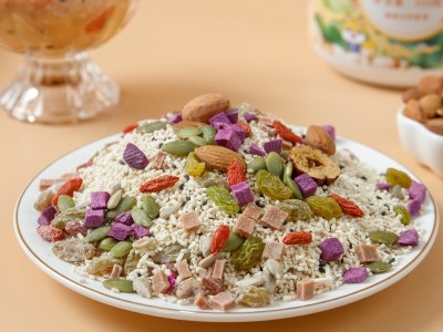 藕粉批发奇亚籽坚果藕粉藕粉羹颗粒现货罐装代餐饱腹营养坚果藕粉图2