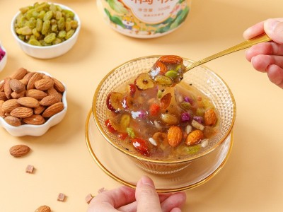 藕粉批发奇亚籽坚果藕粉藕粉羹颗粒现货罐装代餐饱腹营养坚果藕粉图4