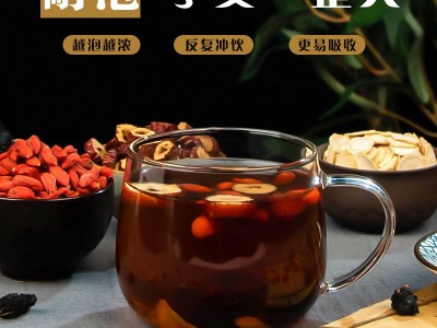 人参五宝茶盒装男人八宝茶非固本茶金枪茶一件代发十宝茶老公图4