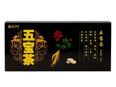 人参五宝茶盒装男人八宝茶非固本茶金枪茶一件代发十宝茶老公图5