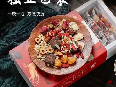 人参黑糖七宝茶桂圆红枣枸杞茶玫瑰姜丝茶红糖姜枣茶图4
