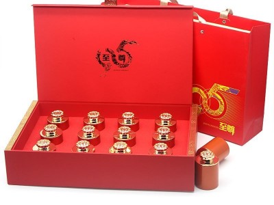 肉桂大红袍茶叶 正山小种红茶　小罐散装 金骏眉高档礼盒装 送礼图4