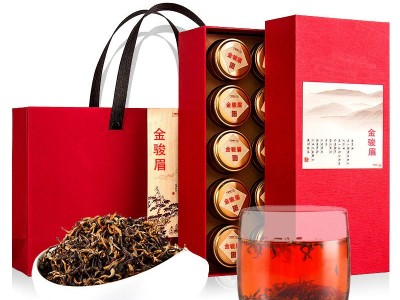 肉桂大红袍茶叶 正山小种红茶　小罐散装 金骏眉高档礼盒装 送礼图2