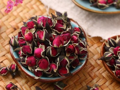 散装云南特产金边玫瑰花茶批发 干玫瑰花茶散装整箱批发图2