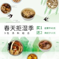 煲汤材料春季拒湿养生炖鸡汤药膳汤包9包套餐广东汤料包