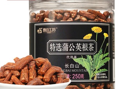 长白工坊 蒲公英根茶250g 长白山正品炒婆婆丁非整根散装图2