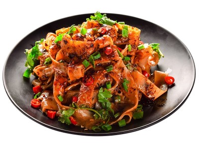 浓郁麻酱味方便速食宽面条子 香辣味水煮即食搅拌荞麦面袋装批发图4