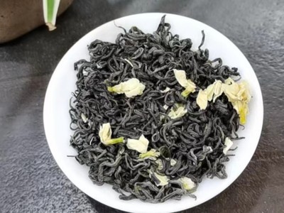 茉莉绿茶2022新茶花果茶四川雅安茉莉花茶浓香花毛峰散装茶叶批发图2