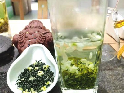 茉莉绿茶2022新茶花果茶四川雅安茉莉花茶浓香花毛峰散装茶叶批发图1