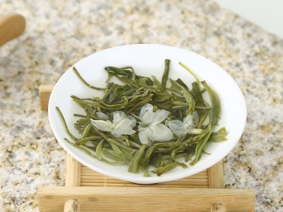茉莉绿茶2022新茶花果茶四川雅安茉莉花茶浓香花毛峰散装茶叶批发图3