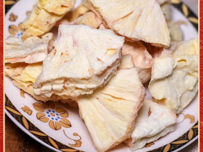 冻干菠萝干冻干菠萝片厂家散装现货净重批发菠萝脆片冻干水果批发图5