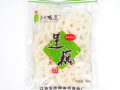 脆嫩藕片水煮莲藕 500g 凉拌菜卤菜 餐饮炒菜莲藕蔬菜 清水藕片图5