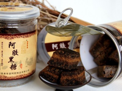 阿胶黑糖块240克罐装厂家黑糖易拉罐装图5