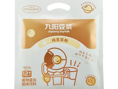 九阳豆浆纯豆浆粉12条袋装营养学生上班早餐美味搭档健康冲饮豆粉图4