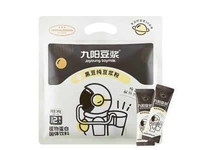九阳豆浆纯豆浆粉12条袋装营养学生上班早餐美味搭档健康冲饮豆粉图2
