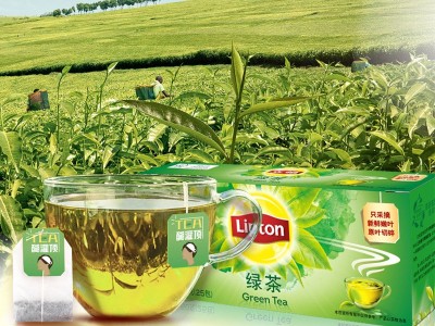立顿绿茶包冲泡袋泡茶优选绿茶茶叶袋泡茶25包盒装花草茶女团水图3