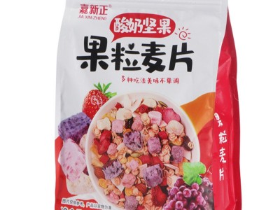 嘉新正 酸奶果粒麦片400g 干吃烘焙水果坚果燕麦片冲饮早餐代餐批图5