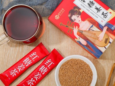 翰轩佰草红糖姜茶 甘蔗红糖姜汁速溶颗粒10g条状姜汤冲调饮品盒装图3