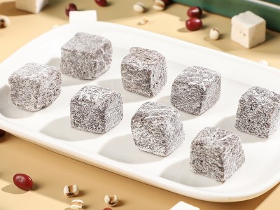 魏仁堂茯苓糕五谷调制黑豆山药莲子无蔗糖茨实获苓糕代餐解馋零食图3