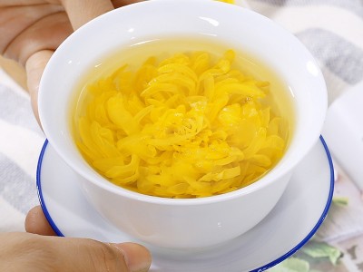 金丝皇菊独立包装金丝大朵菊花茶批发散装100朵一袋大朵金丝黄菊图5
