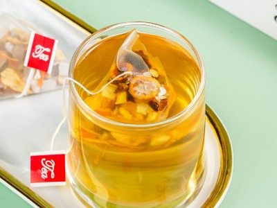 橘红罗汉果清润茶正宗雪梨甘草陈皮茯苓护嗓茶养生组合茶批发图4