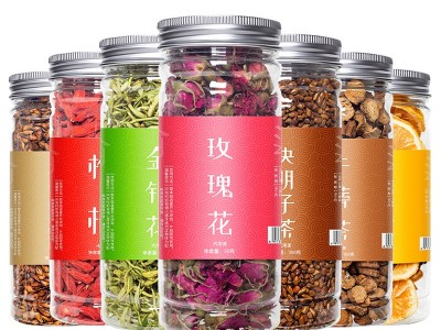任意组合花茶批发各类瓶装罐装花草茶玫瑰花金银花柠檬胎菊枸杞枣图5
