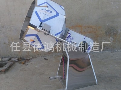不锈钢八角拌料桶 多功能八角拌料机调味机挂糖机网红奶枣搅拌机图2
