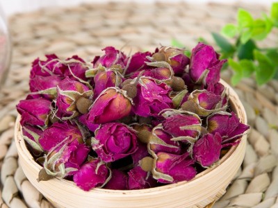 诺上花源头厂家平阴重瓣红玫瑰花茶低温烘干头期玫瑰花蕾产地批发图4